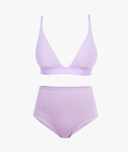 ست سوتین مثلثی + شورت فاق بلند